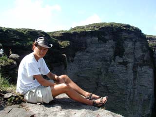 Me at Cachoeira da Fumaa
